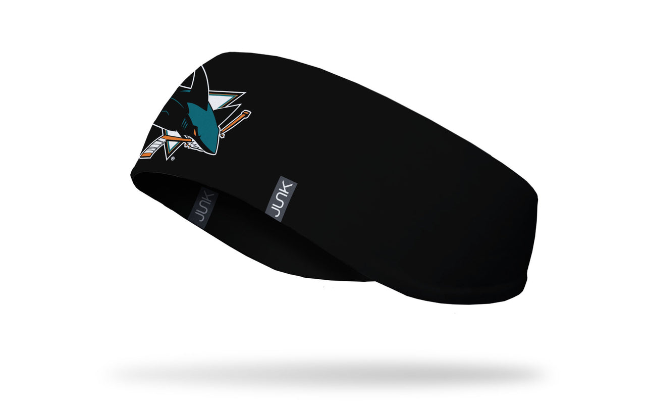 San Jose Sharks: Logo Black Ear Warmer - View 1
