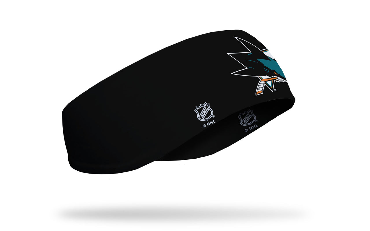 San Jose Sharks: Logo Black Ear Warmer - View 2