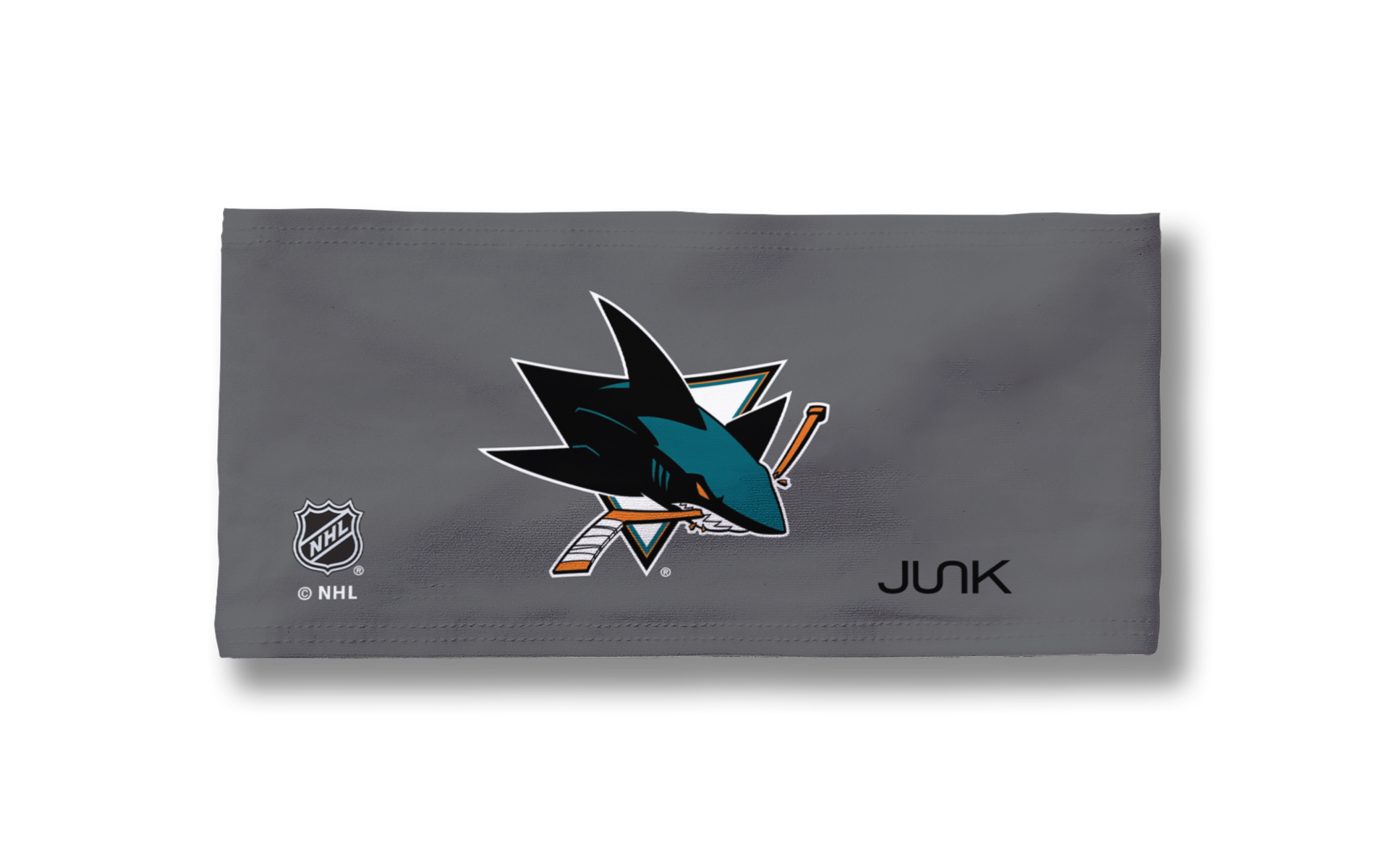 San Jose Sharks: Logo Gray Headband - View 3