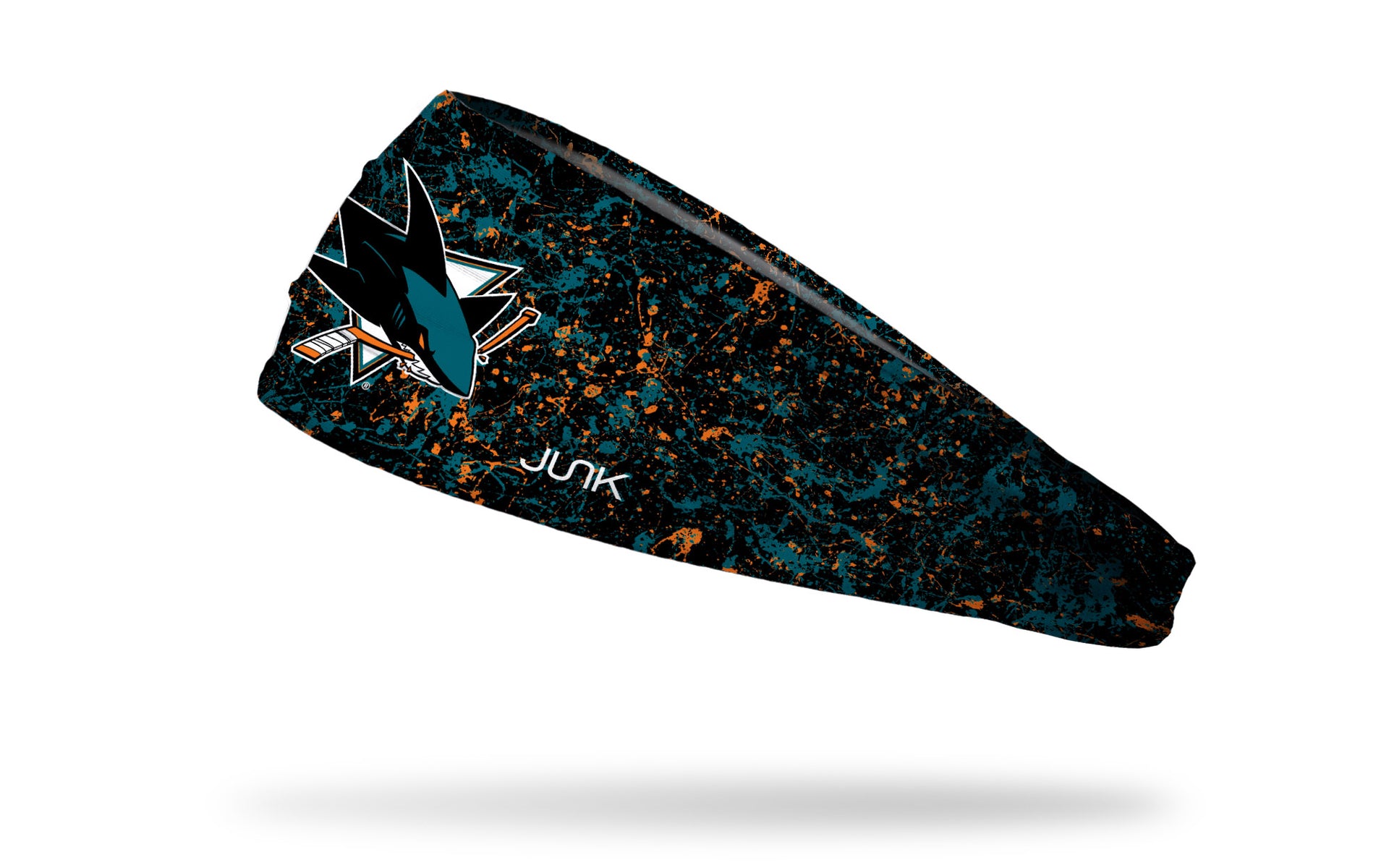 San Jose Sharks: Splatter Headband - View 1