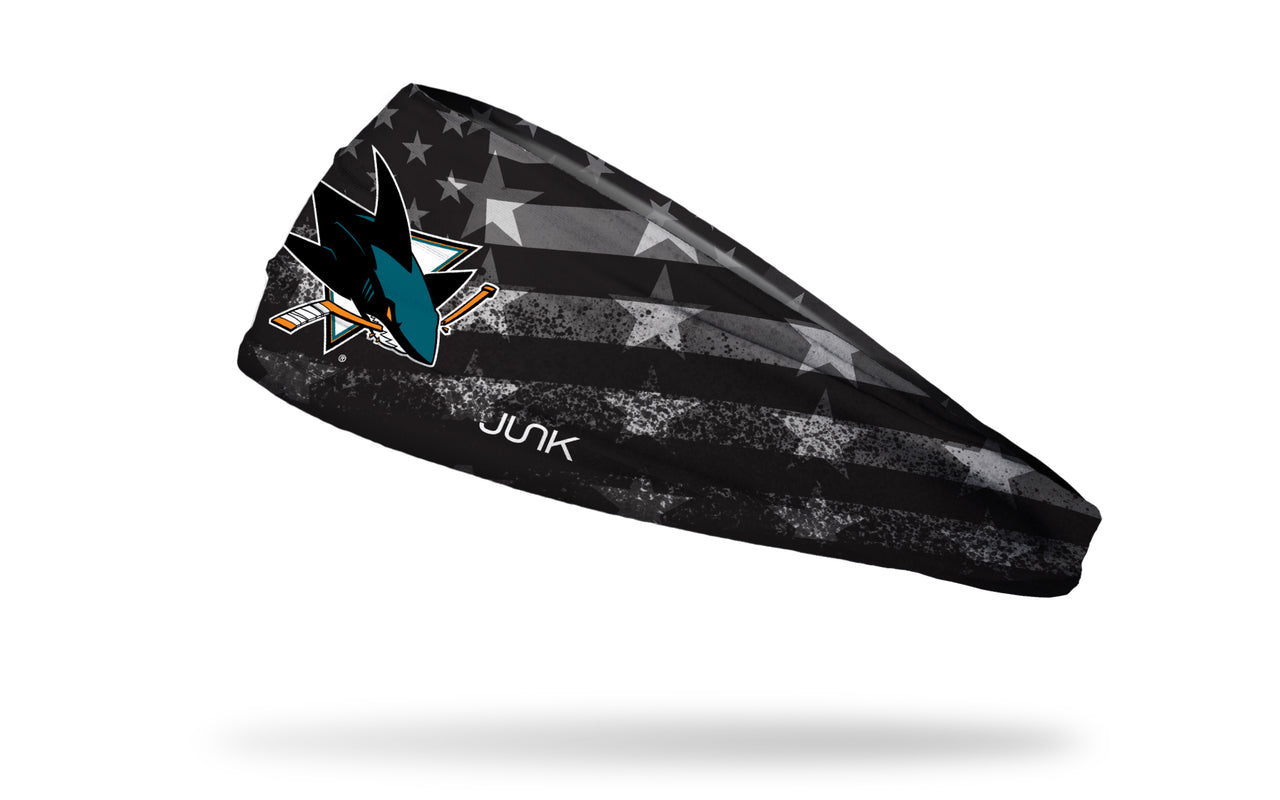 San Jose Sharks: Stars & Stripes Big Bang Lite Headband - View 1