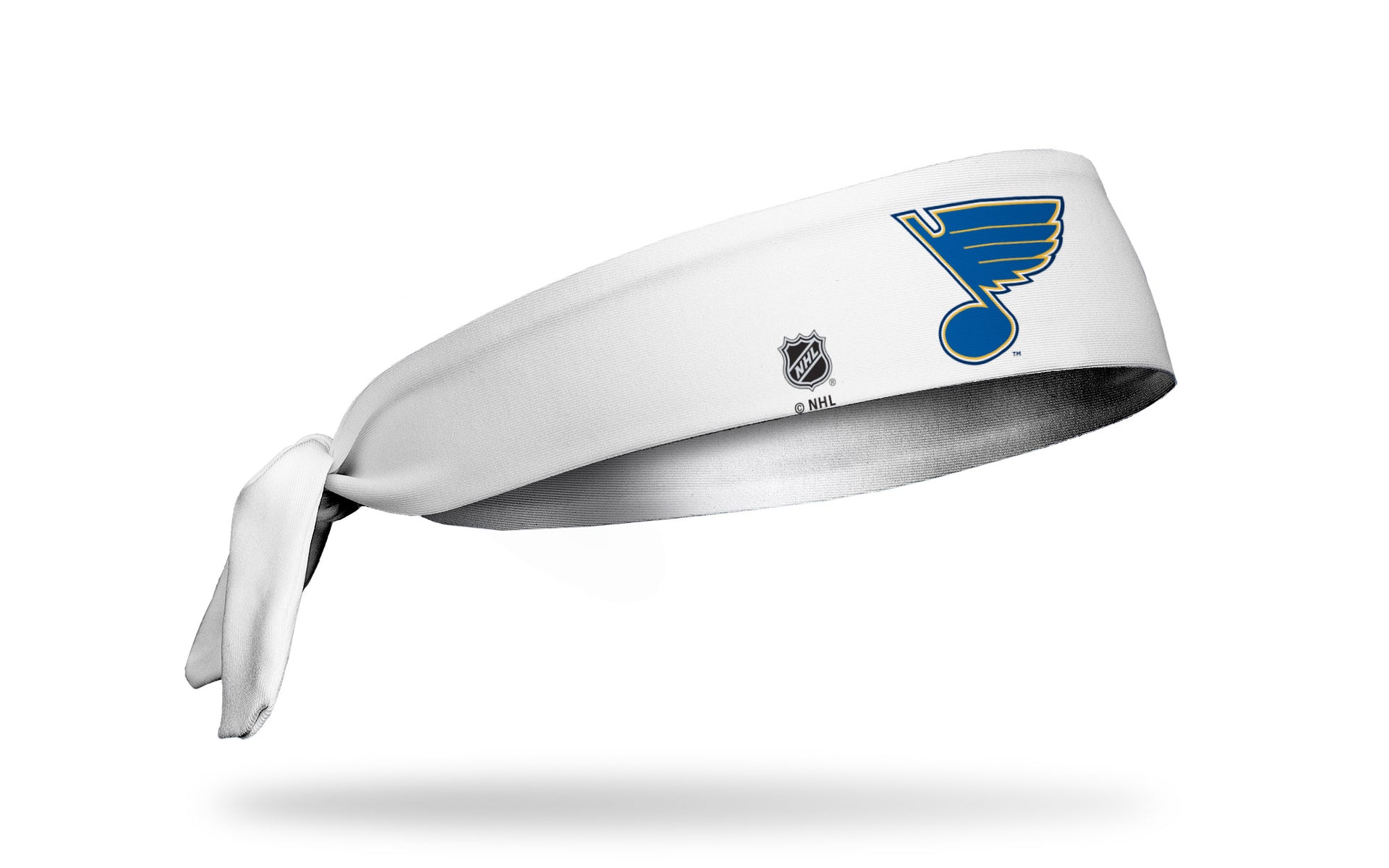 St. Louis Blues: Logo White Flex Tie Headband - View 2