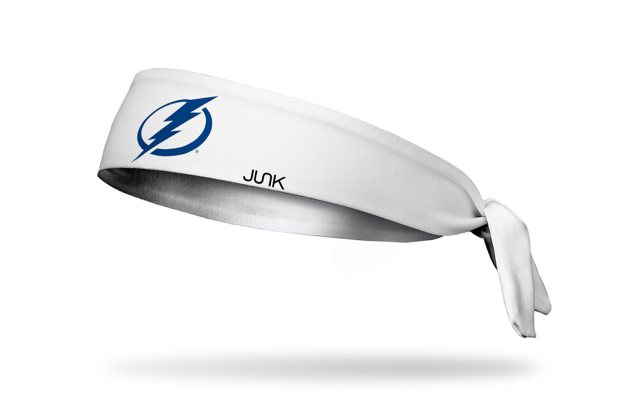 Tampa Bay Lightning: Logo White Flex Tie Headband - View 1