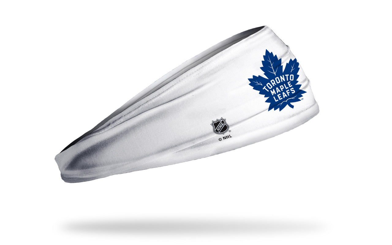 Toronto Maple Leafs: Logo White Headband - View 2