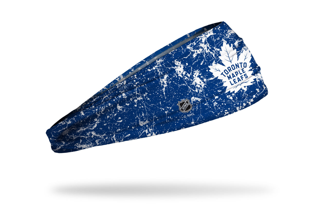 Toronto Maple Leafs: Splatter Headband - View 2