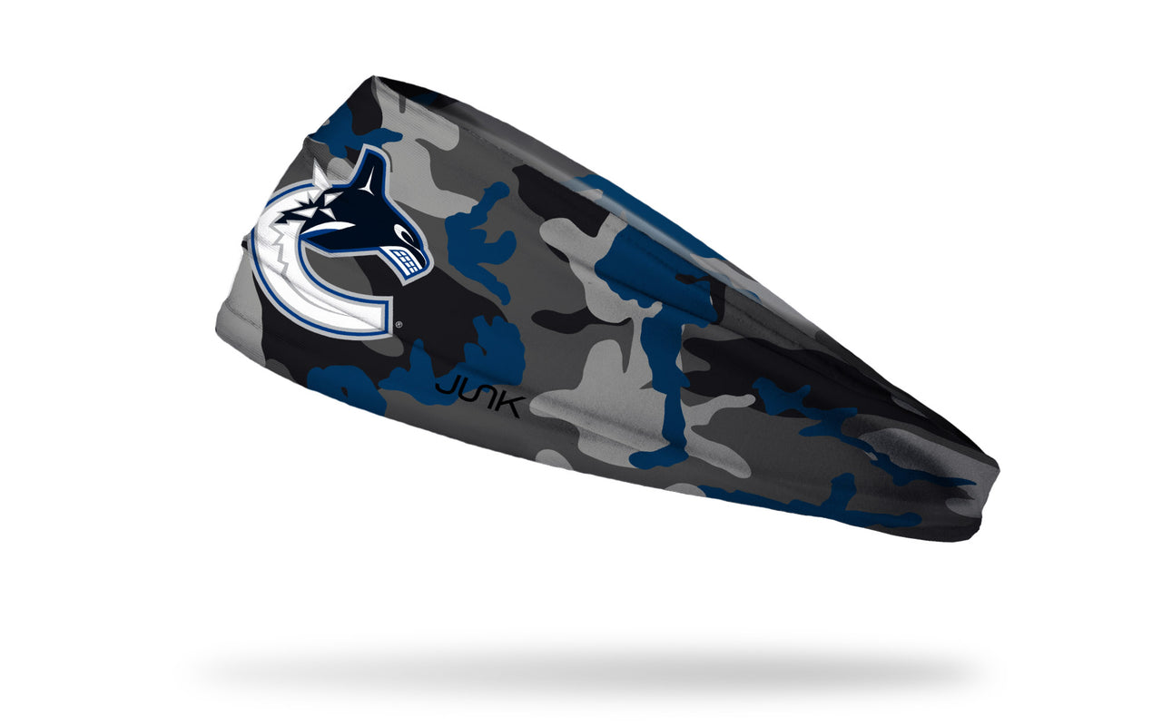 Vancouver Canucks: Camo Pop Headband - View 1