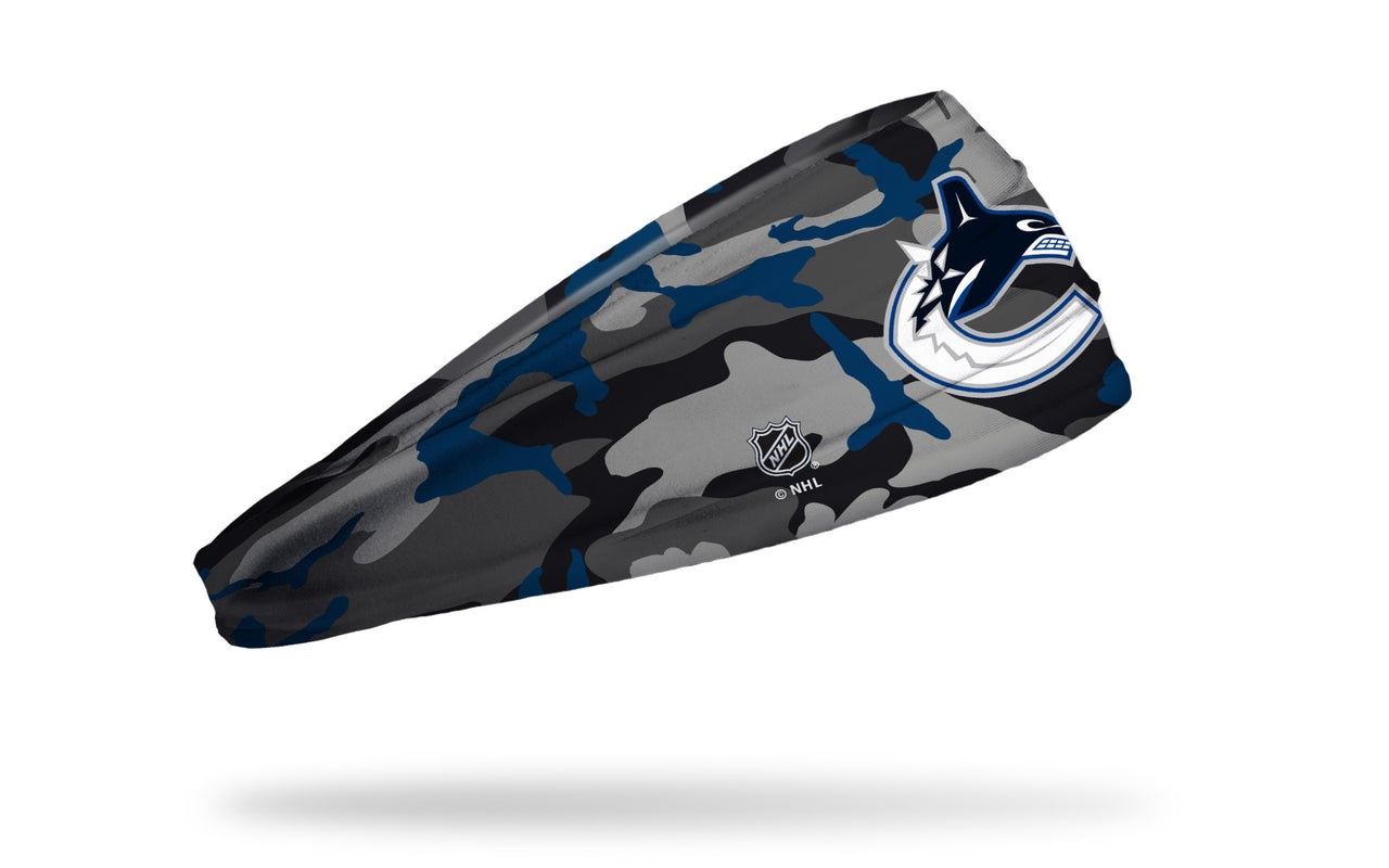 Vancouver Canucks: Camo Pop Headband - View 2