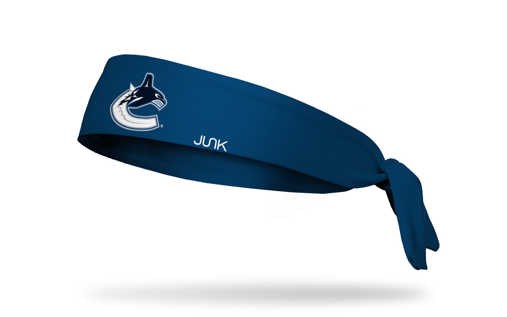 Vancouver Canucks: Logo Blue Tie Headband - View 1