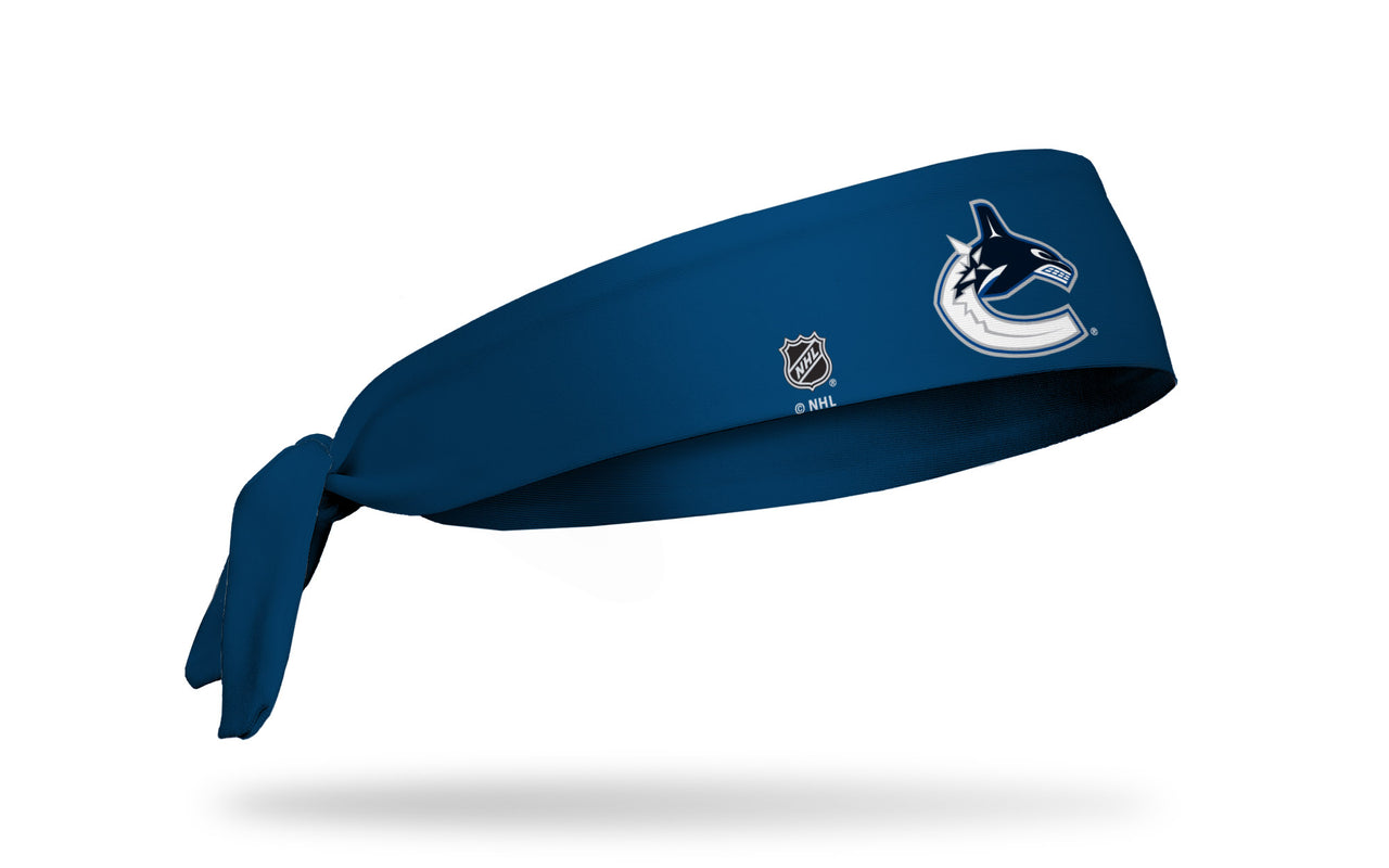 Vancouver Canucks: Logo Blue Flex Tie Headband - View 2