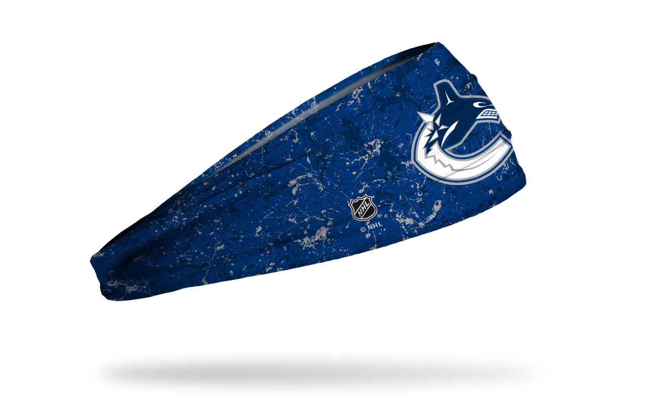 Vancouver Canucks: Splatter Big Bang Lite Headband - View 2