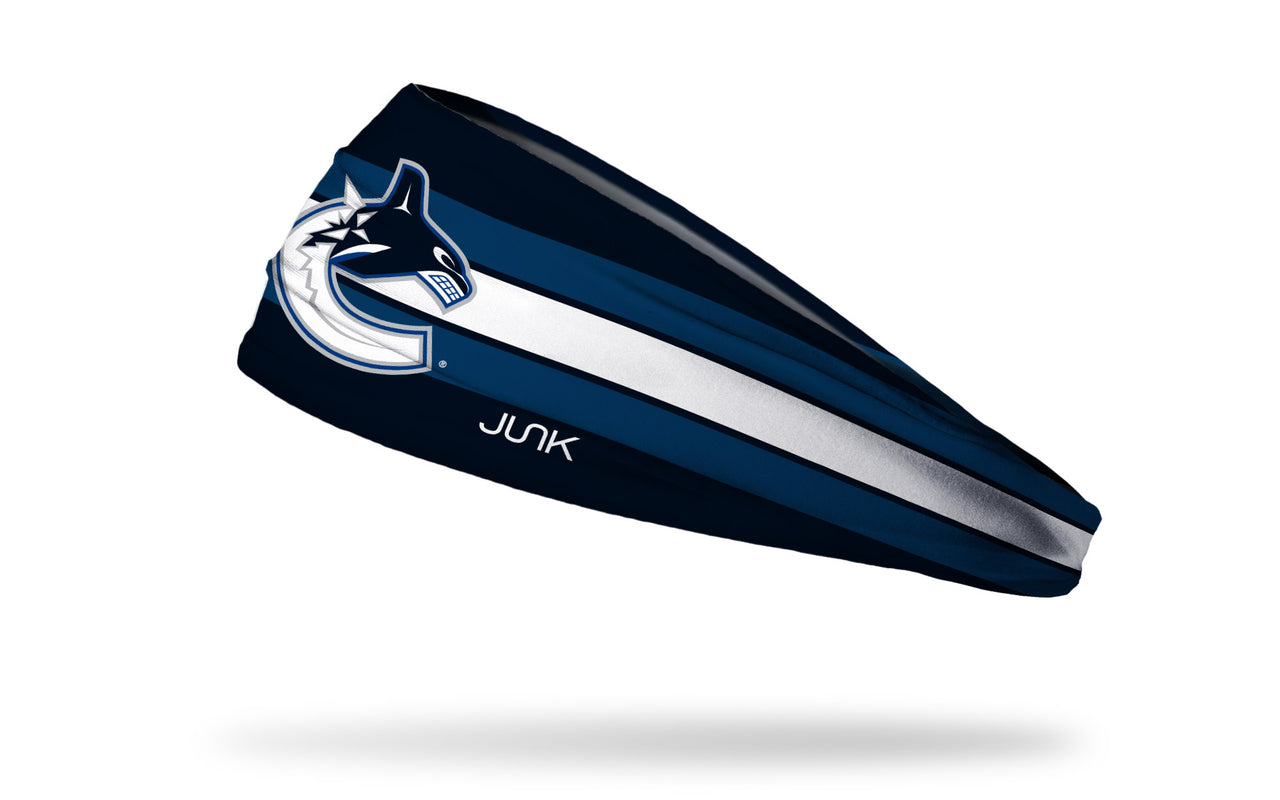 Vancouver Canucks: Stripe Headband - View 1