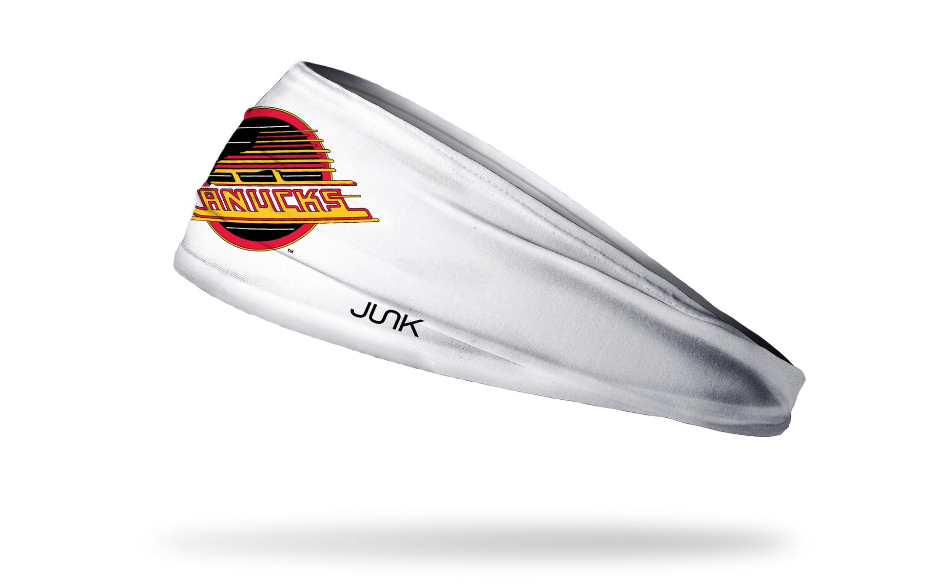 Vancouver Canucks: Vintage White Big Bang Lite Headband - View 1