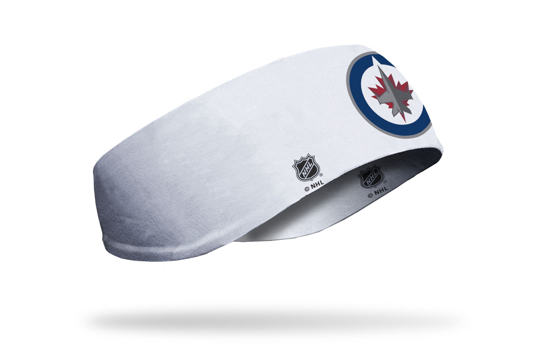 Winnipeg Jets: Logo White Ear Warmer - View 2