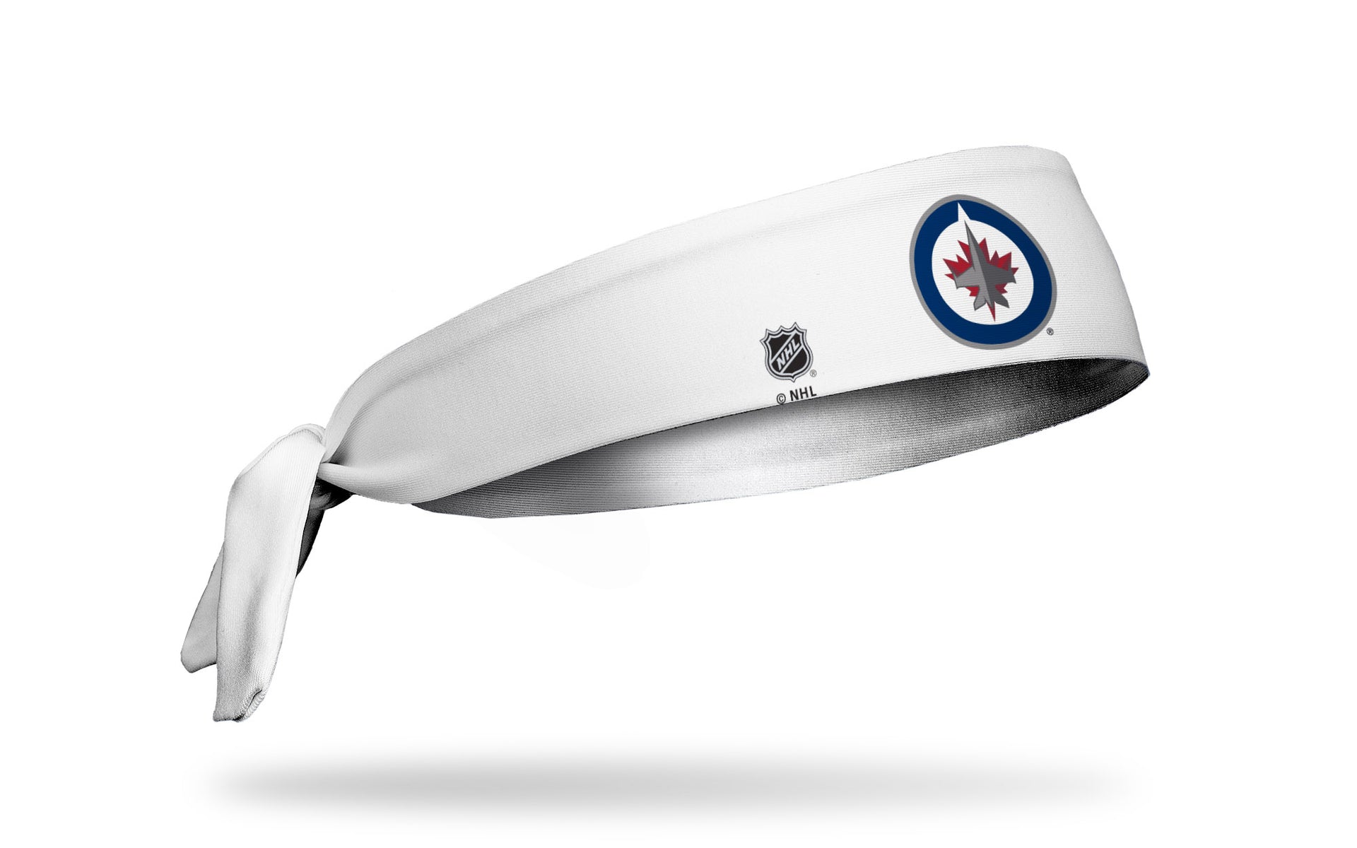 Winnipeg Jets: Logo White Tie Headband - View 2