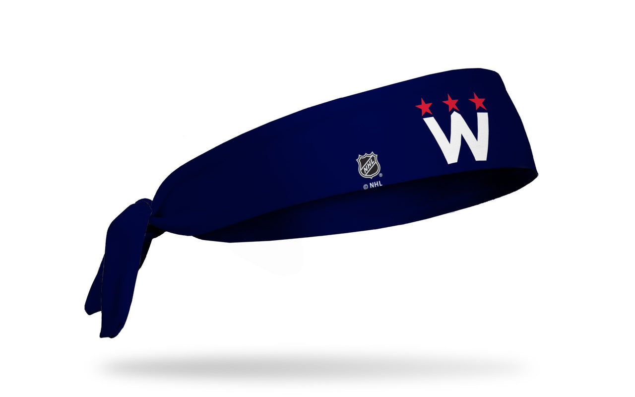 Washington Capitals: Logo Blue Tie Headband - View 2