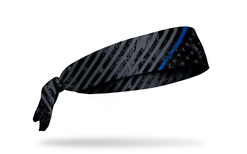 Night Watch - Thin Blue Line Tie Headband - View 2