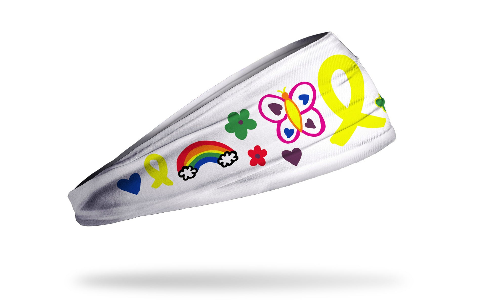 Nyla's Gold Ribbon Big Bang Lite Headband - View 2