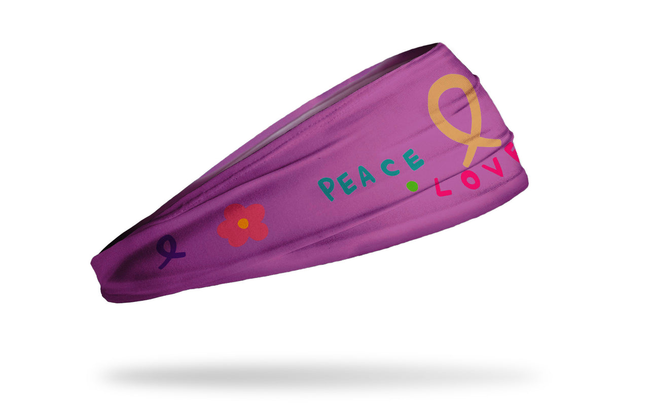 Nyla's Peace Love Cure Big Bang Lite Headband - View 2