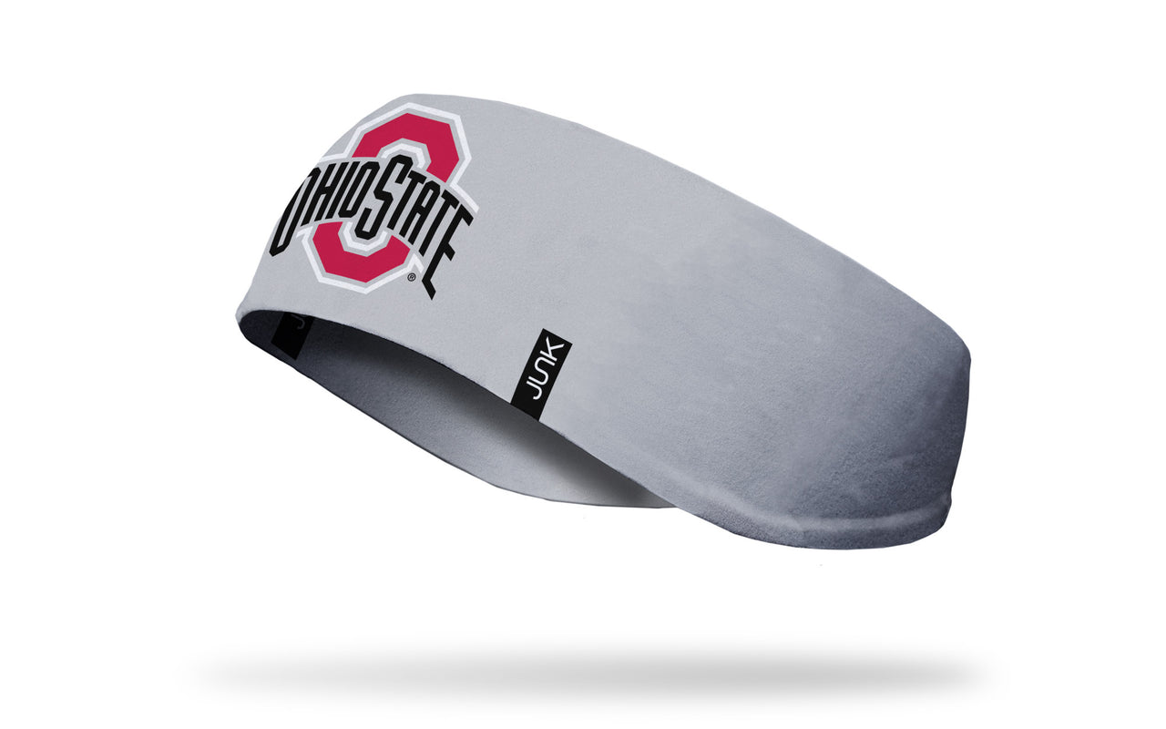 Ohio State: Logo Gray Ear Warmer - View 1