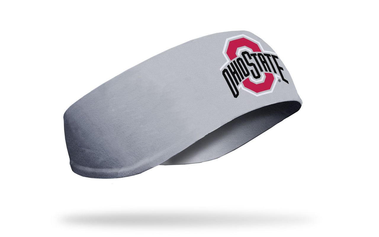 Ohio State: Logo Gray Ear Warmer - View 2