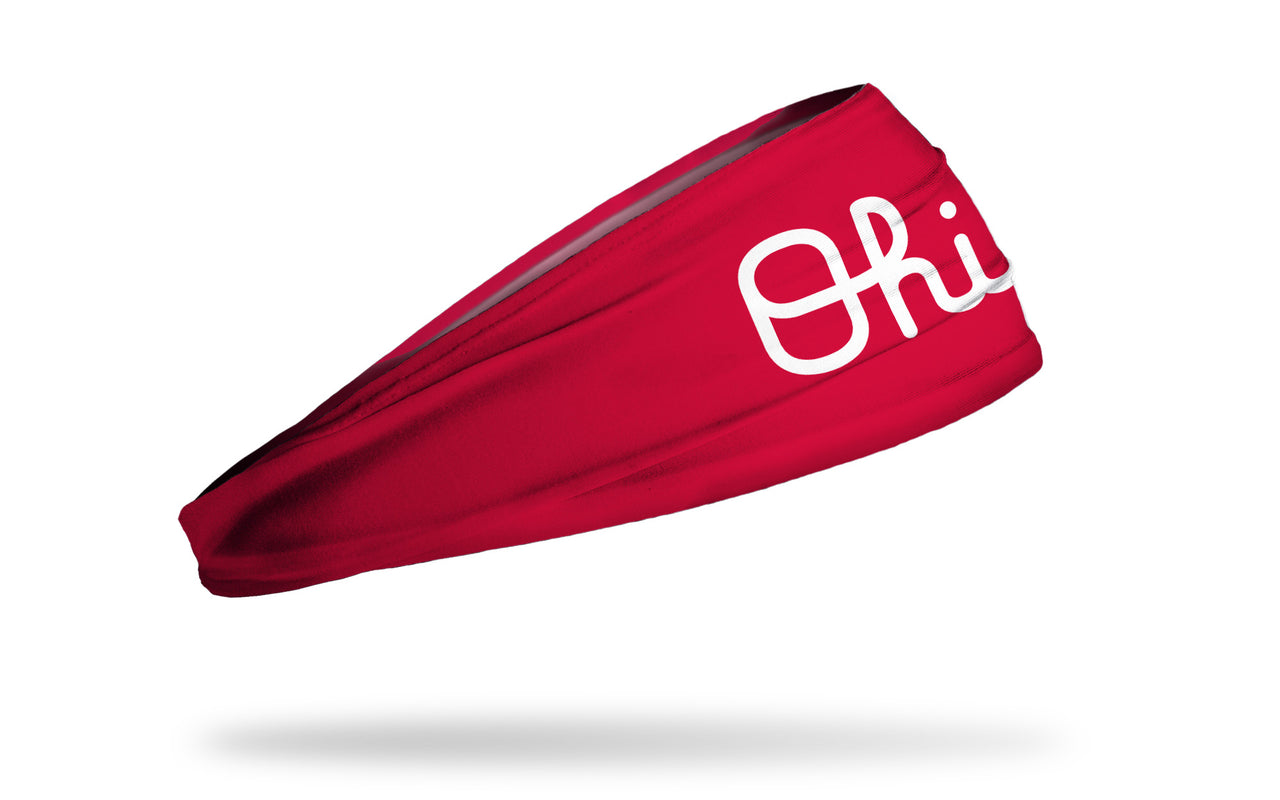 Ohio State: Script Ohio Scarlet Big Bang Lite Headband - View 2
