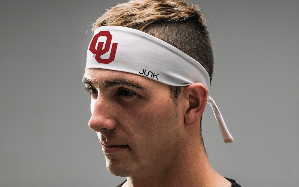University of Oklahoma: OU White Tie Headband - View 4
