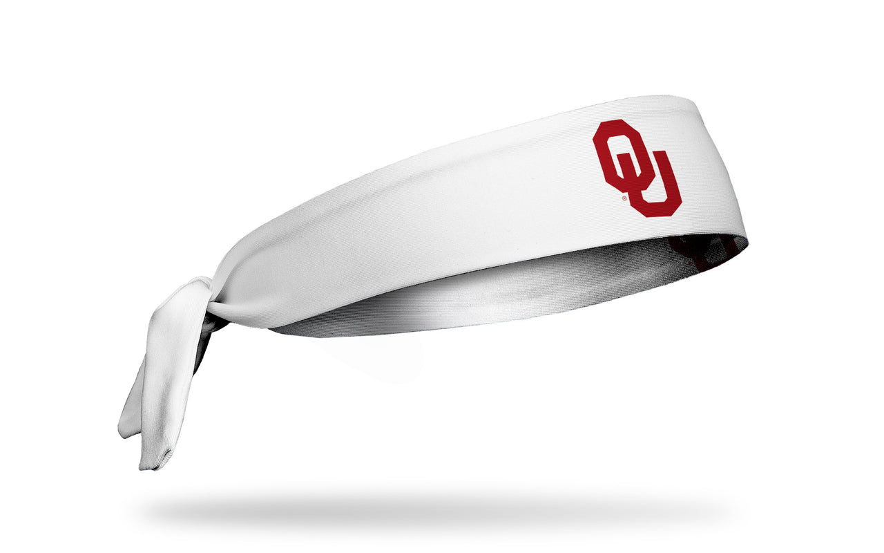 University of Oklahoma: OU White Flex Tie Headband - View 2