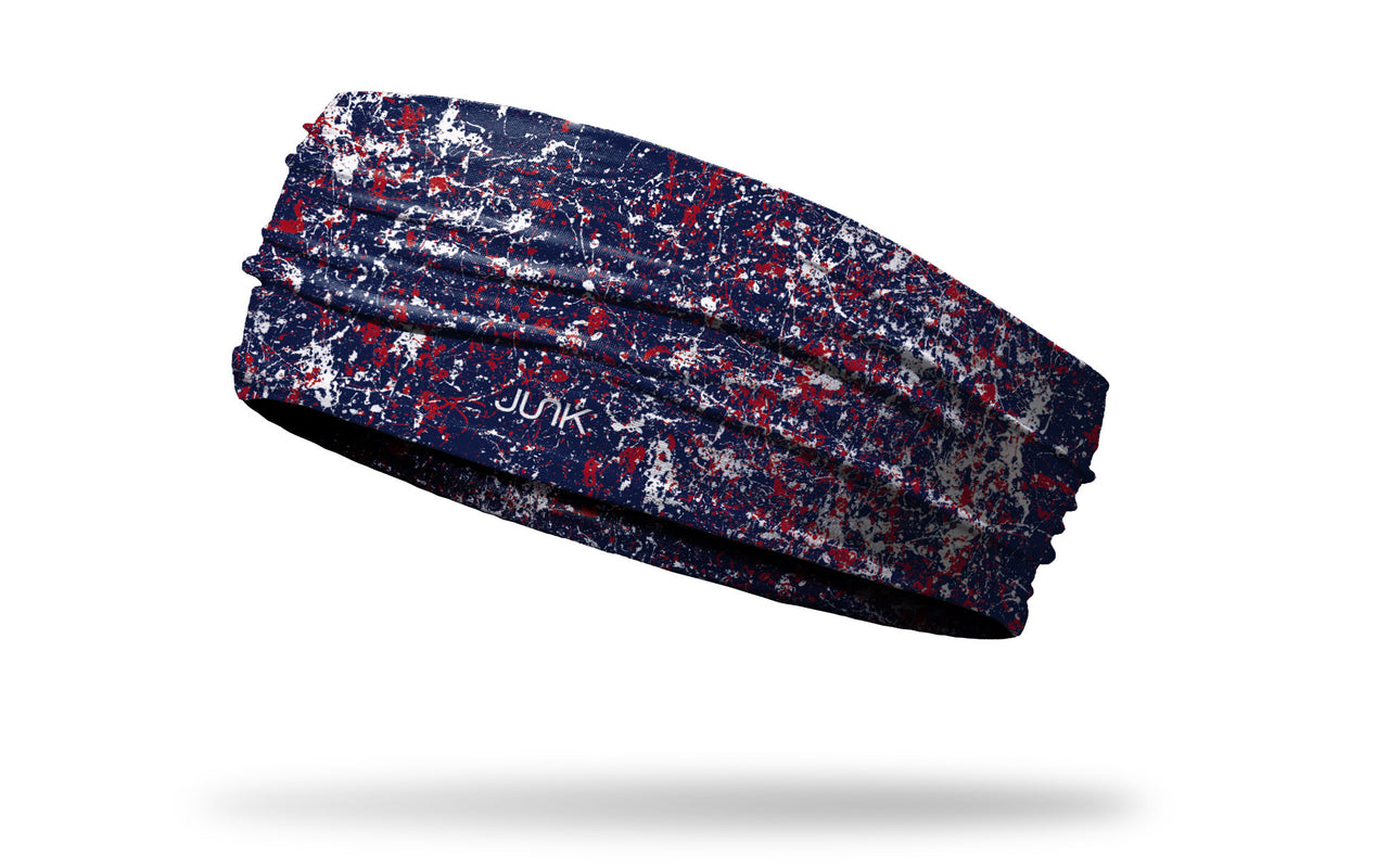Patriotic Paint Splatter Headband