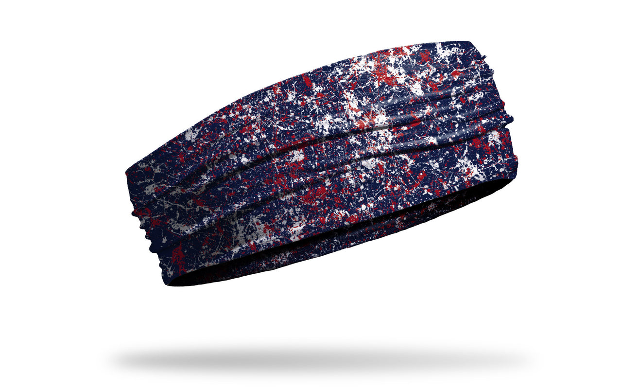 Patriotic Paint Splatter Headband