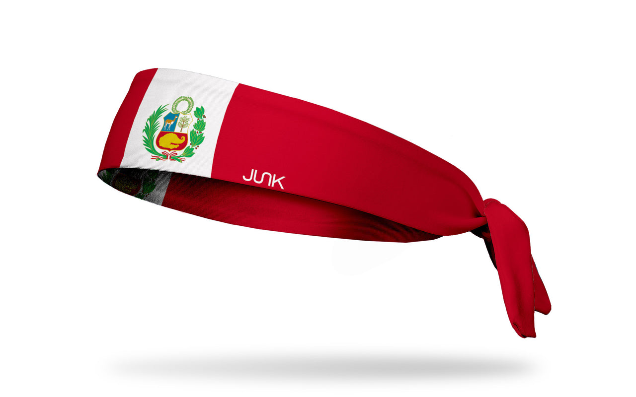 Peru Flag Tie Headband - View 1