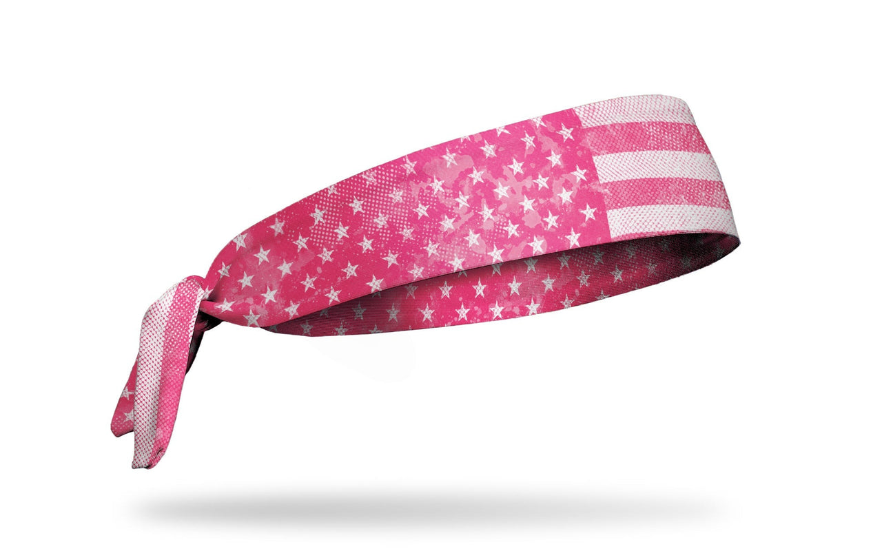 Pink Strong Tie Headband