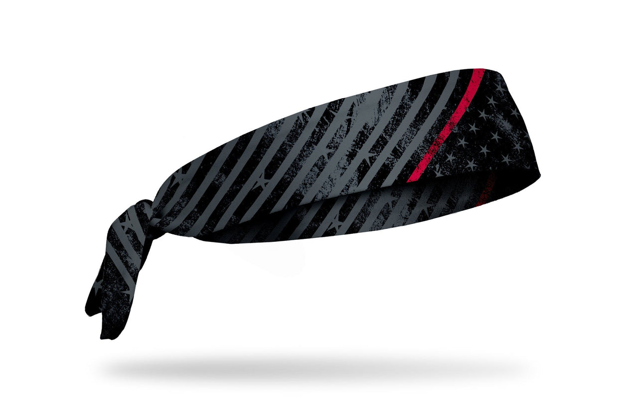 Night Watch - Thin Red Line Tie Headband - View 2