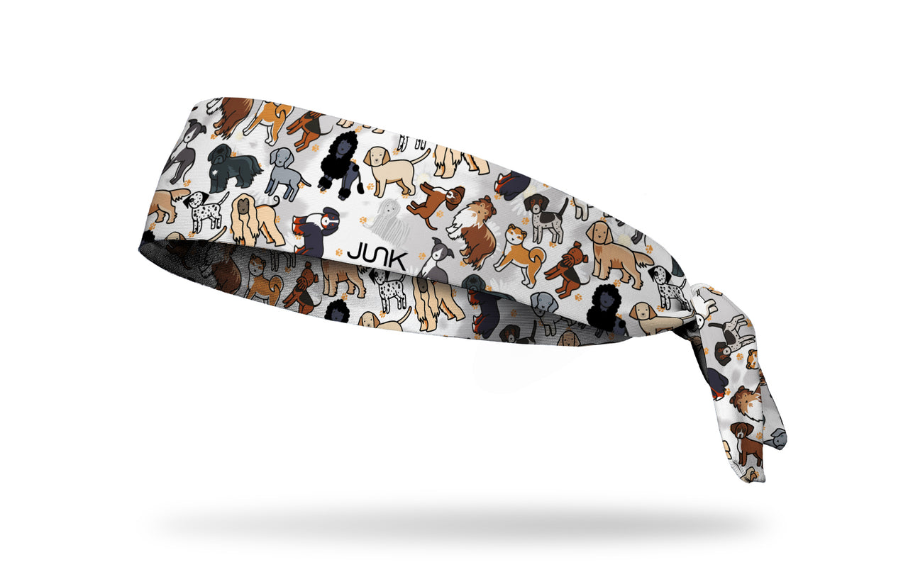 Puppy Pandemonium Tie Headband - View 1