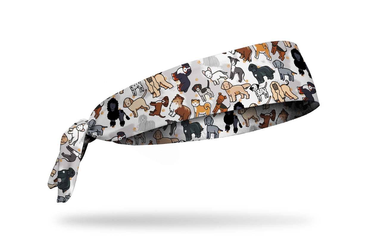 Puppy Pandemonium Tie Headband - View 2