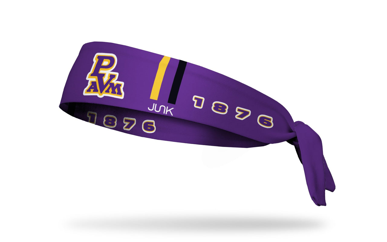 Prairie View A&M University: Varsity Stripe Tie Headband - View 1