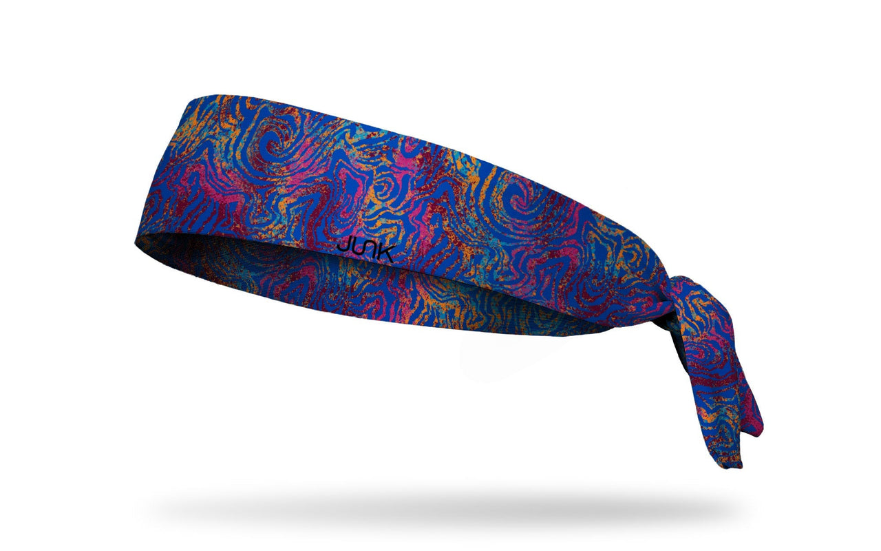 Refract Abstract Tie Headband - View 1