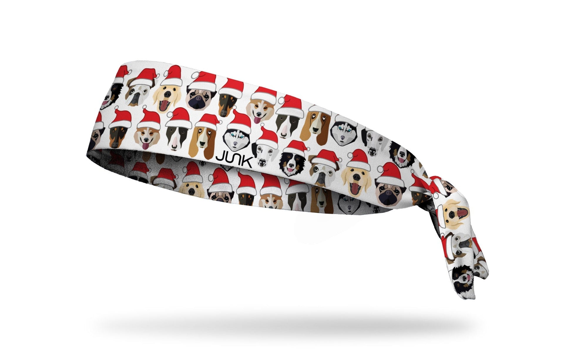 Santa Paws Tie Headband - View 1