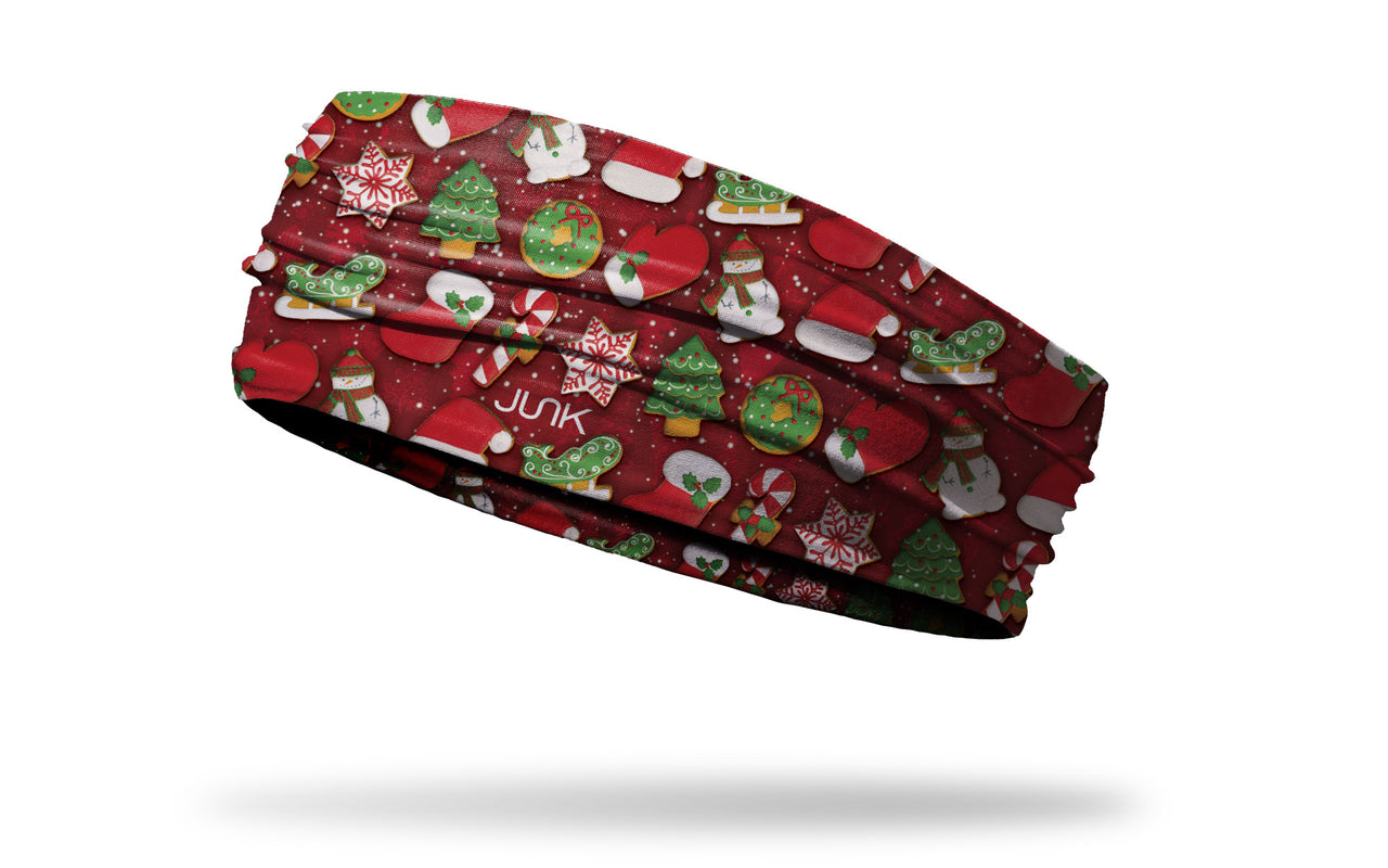 christmas theme wide headband left side