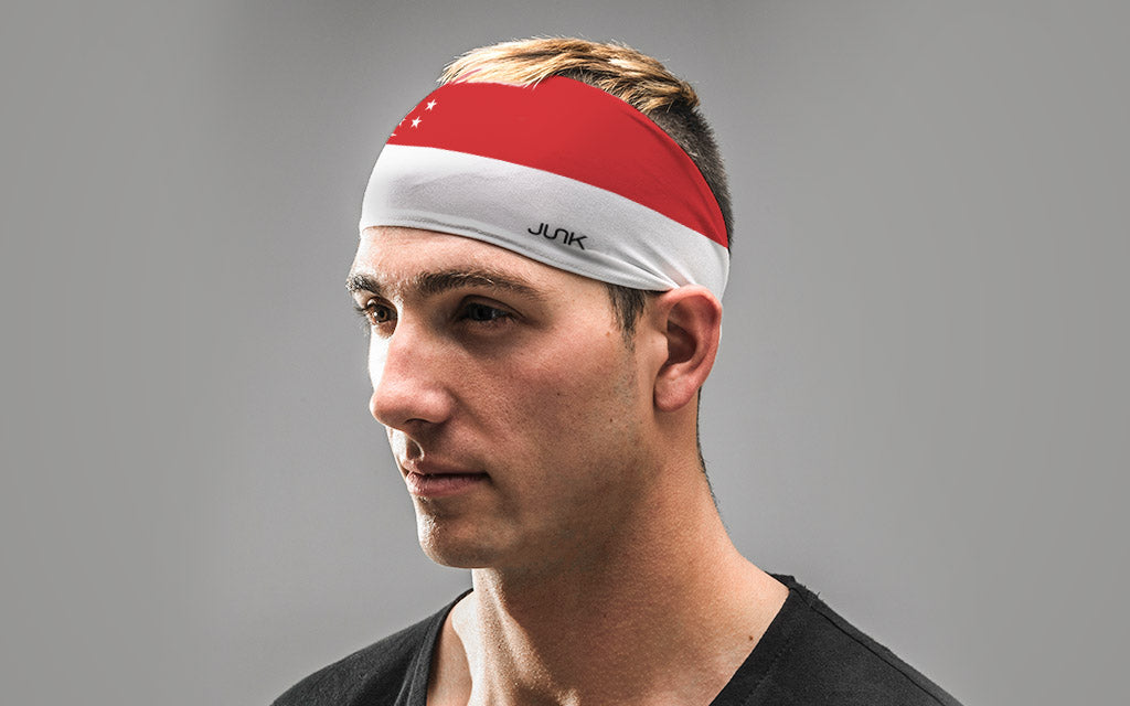 Singapore Flag Headband - View 4