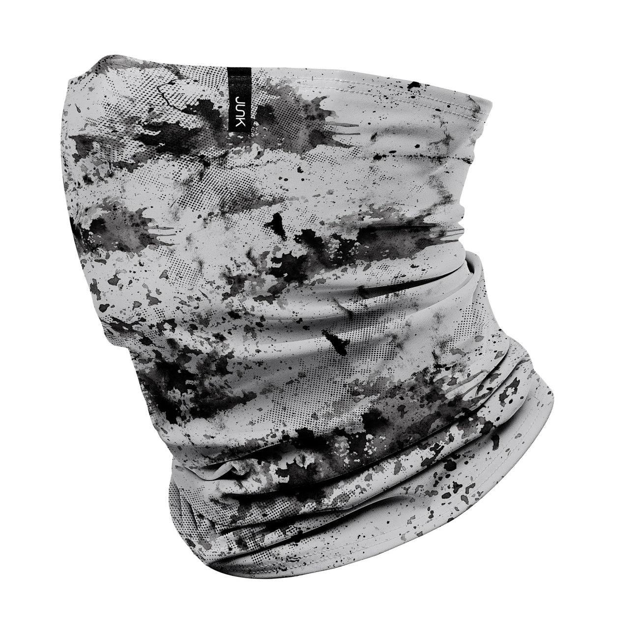 Soft Grey Grunge Winter Gaiter - View 1