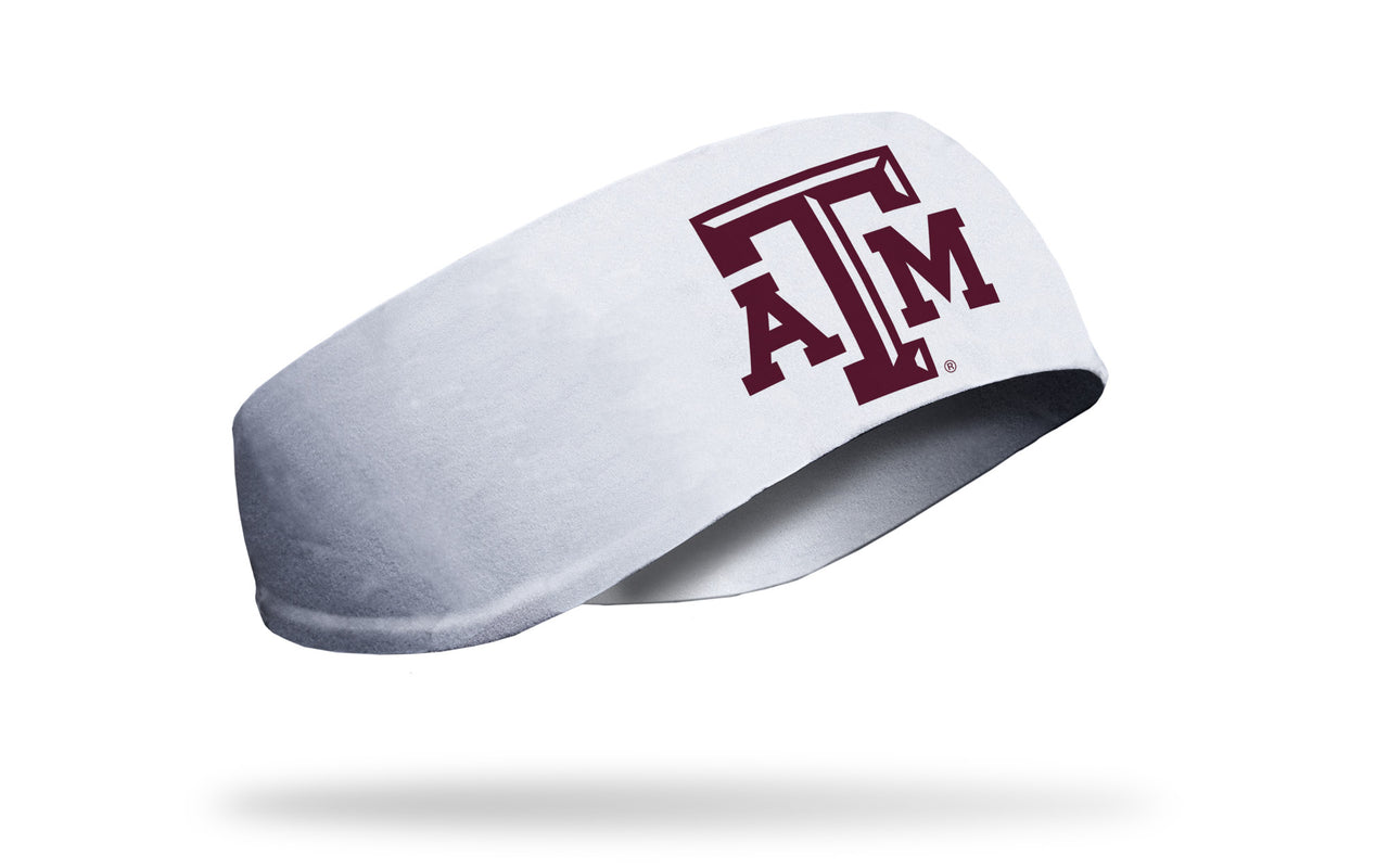 Texas A&M University: Logo White Ear Warmer - View 2