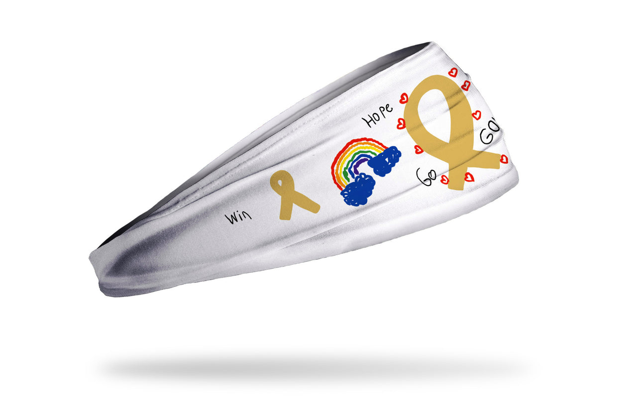 Tori's Gold Ribbon Big Bang Lite Headband - View 2