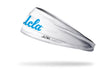 UCLA: Wordmark White Big Bang Lite Headband - View 1