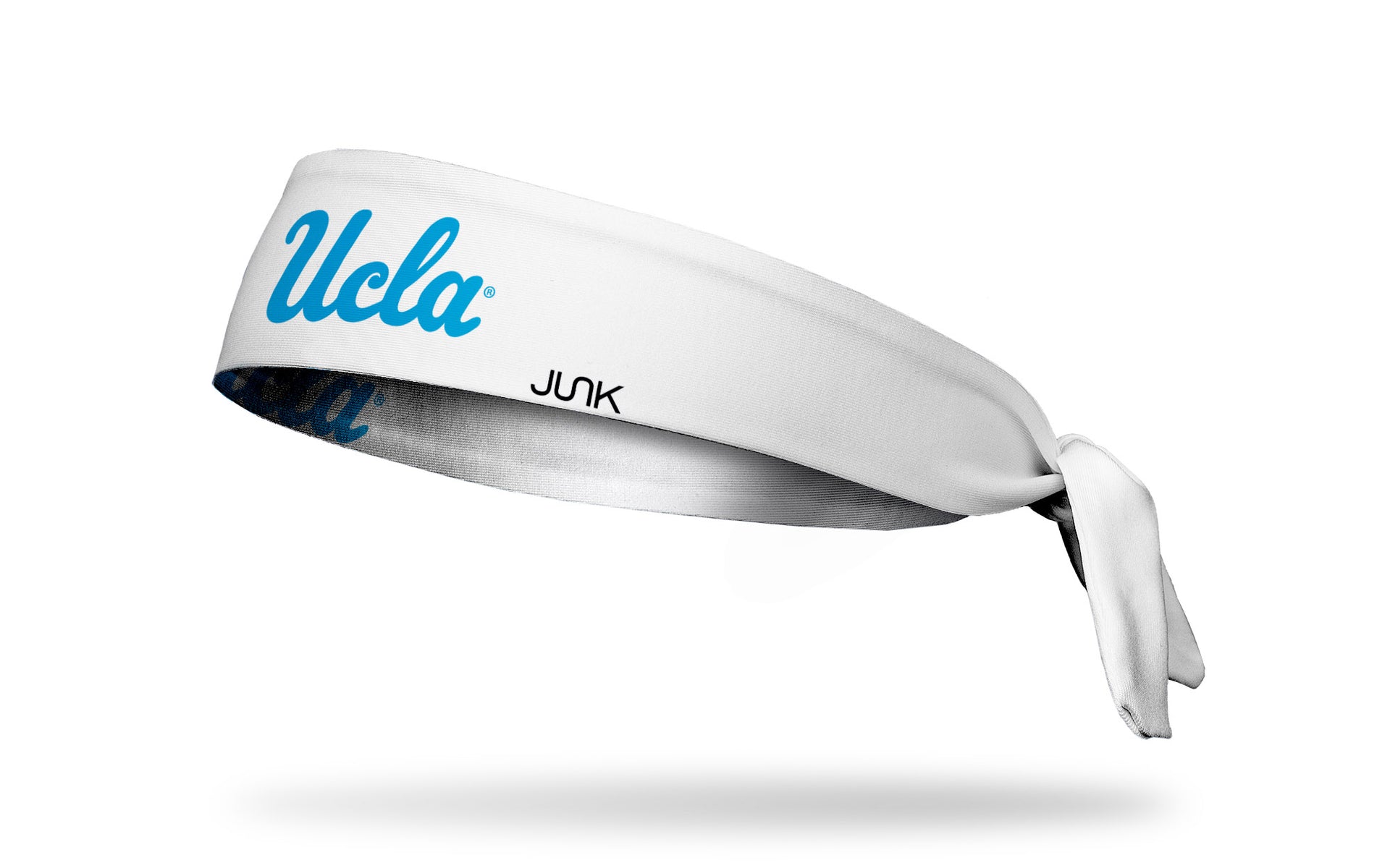 UCLA: Wordmark White Flex Tie Headband - View 1