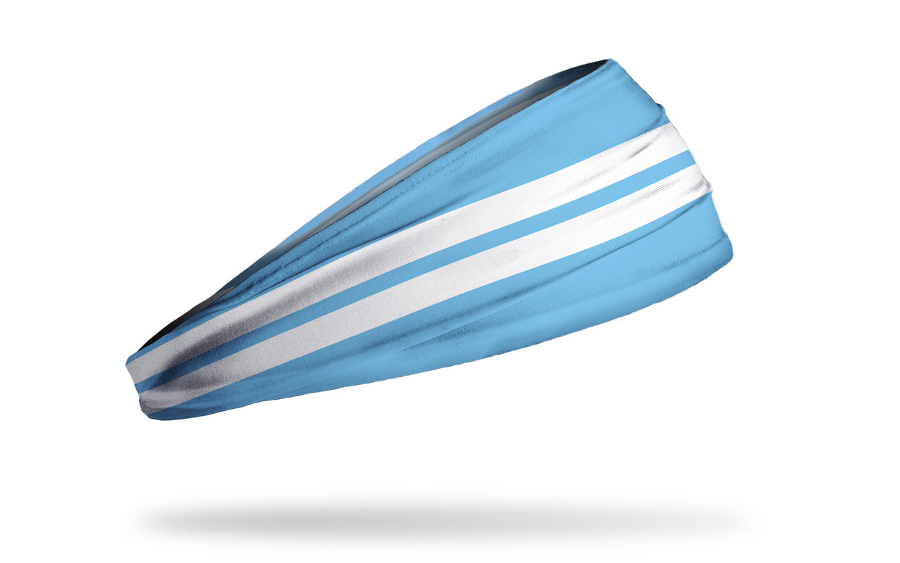 Varsity Stripe (Sky Blue) Big Bang Lite Headband - View 2
