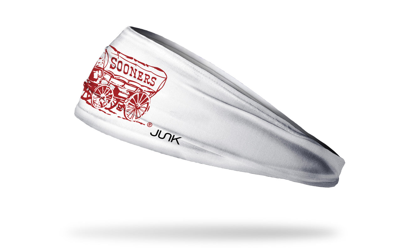 University of Oklahoma: Schooner White Headband - View 1