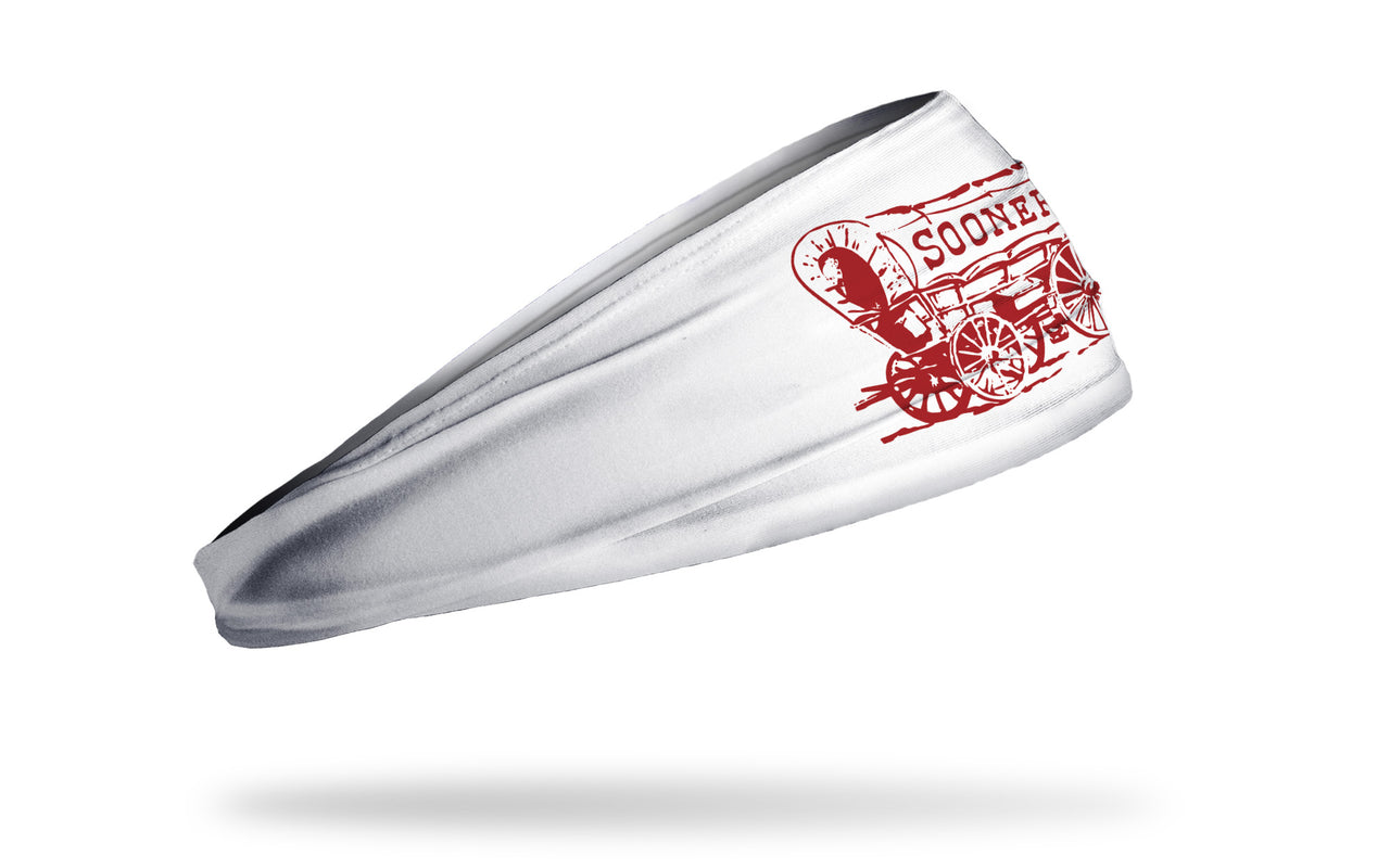 University of Oklahoma: Schooner White Big Bang Lite Headband - View 2