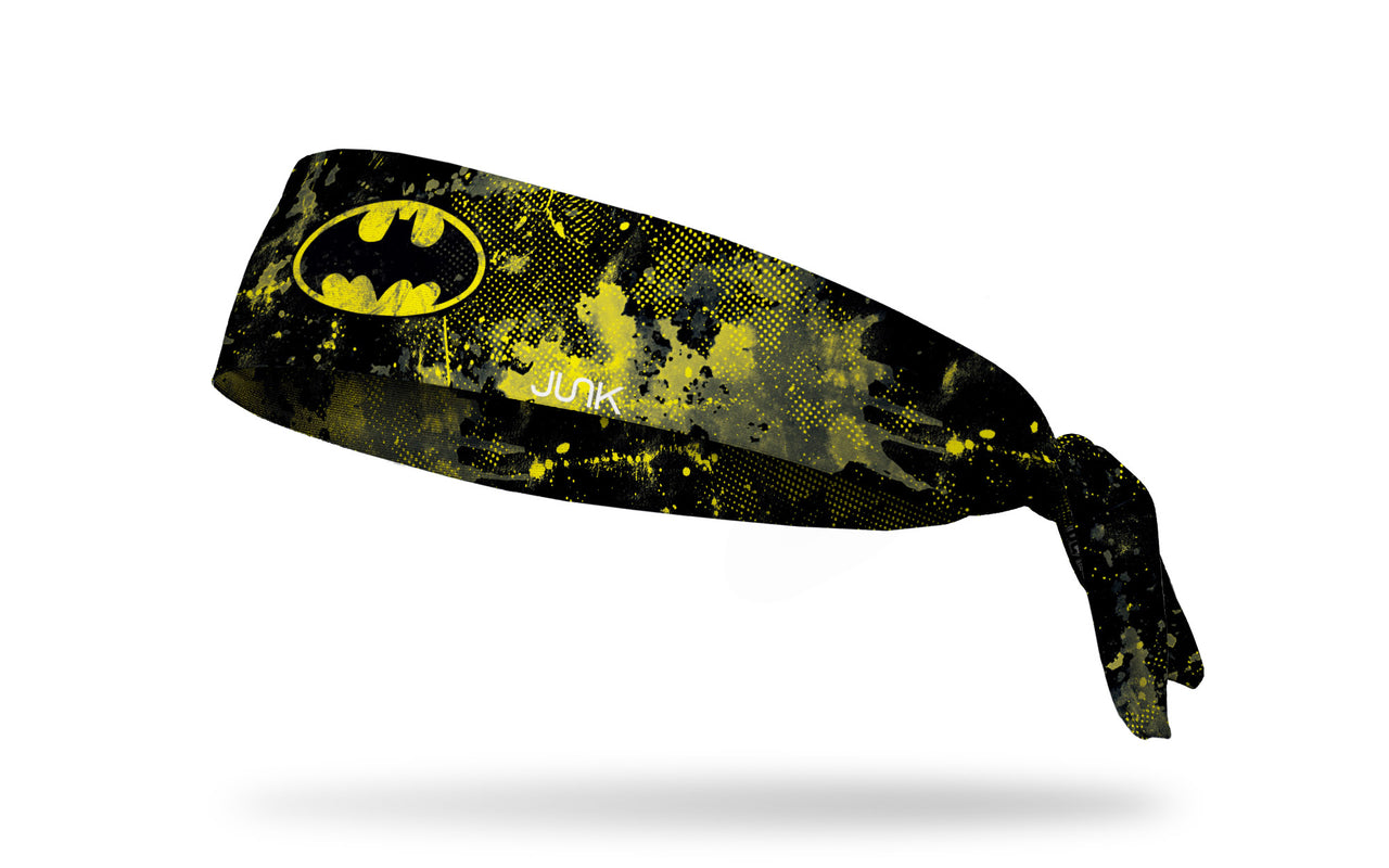 Batman: Grunge Black Tie Headband - View 1