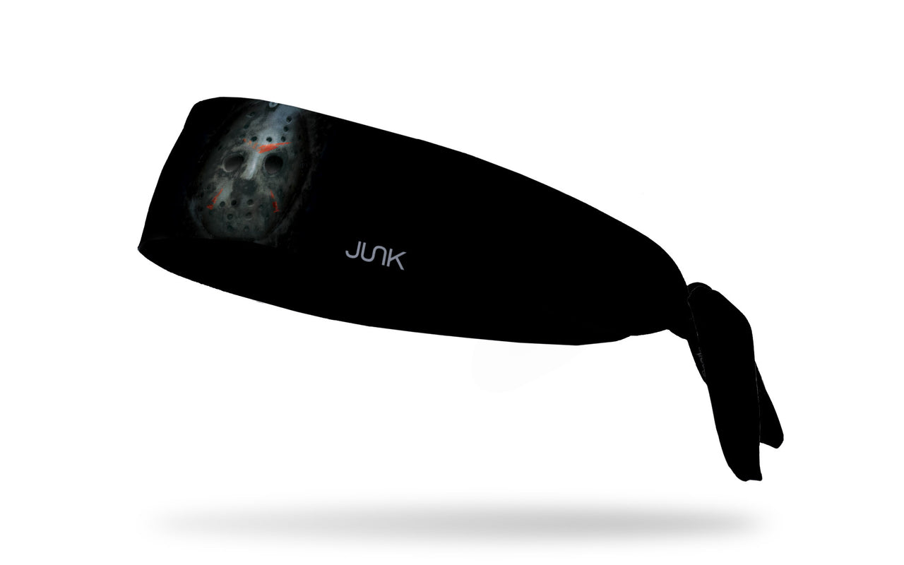 Friday 13th Jason: Jason Mask Tie Headband - View 1