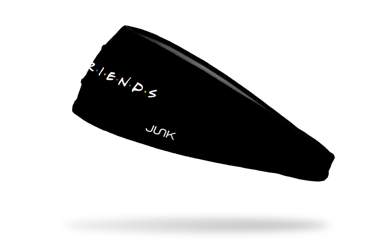black headband with wordmark logo from Friends tv show